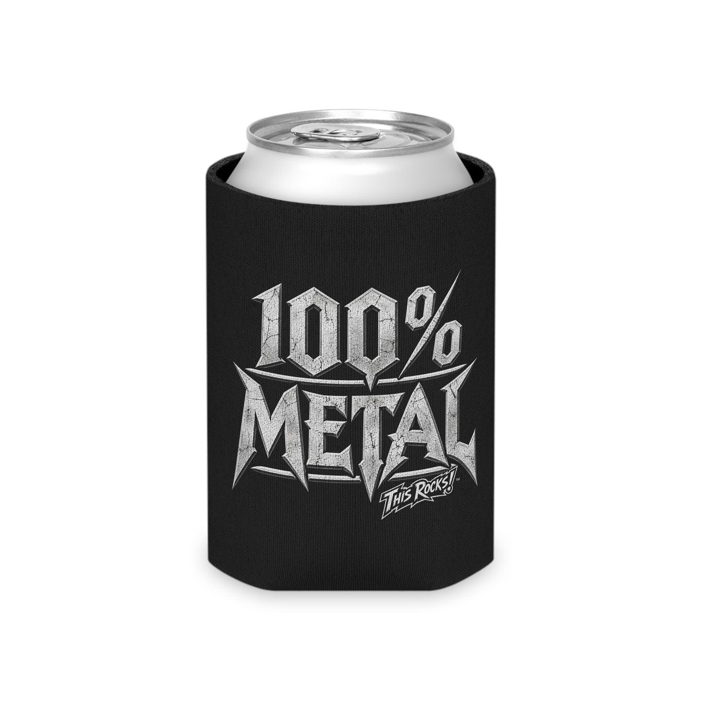 THIS ROCKS!™ "100% Metal"™ Koozie