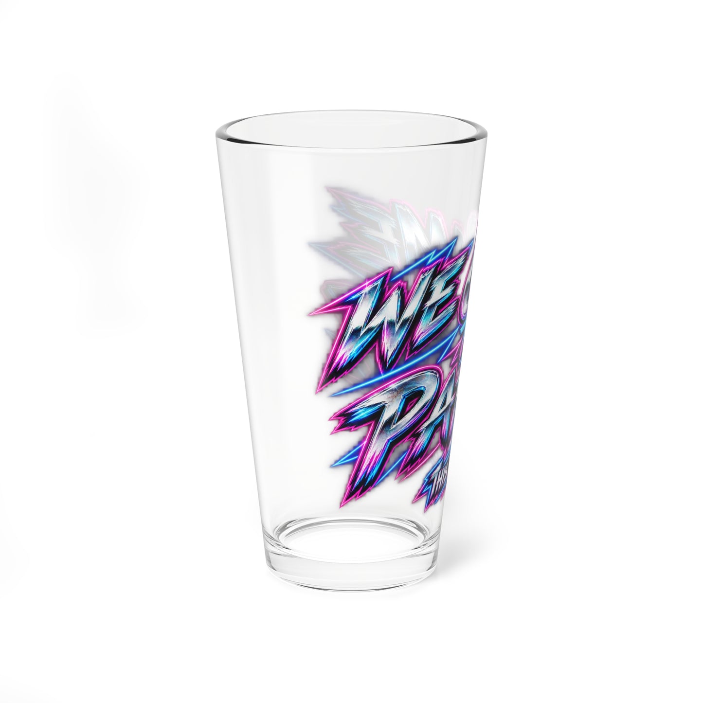 THIS ROCKS!™ "We Came To Party"™ Mixing Glass
