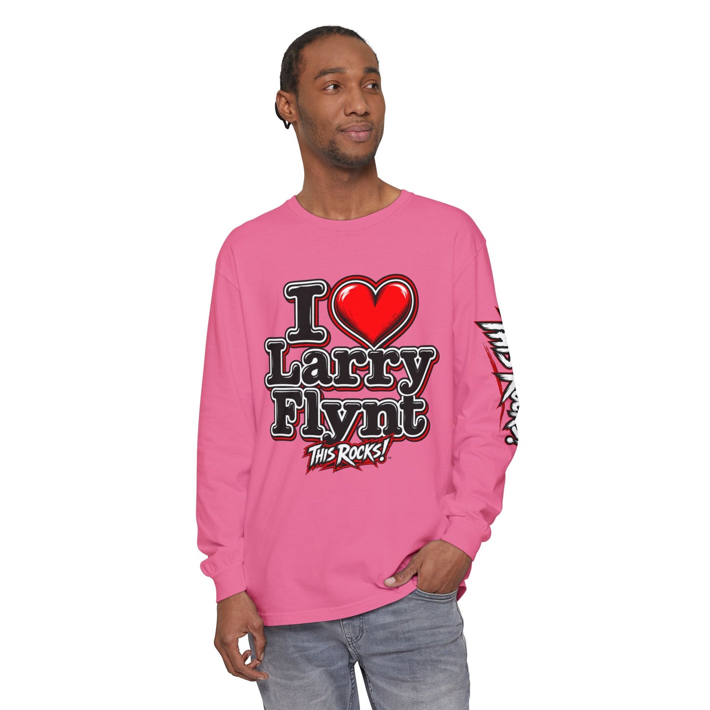 THIS ROCKS!™ "I Heart Larry Flynt Outline"™ T-Shirt
