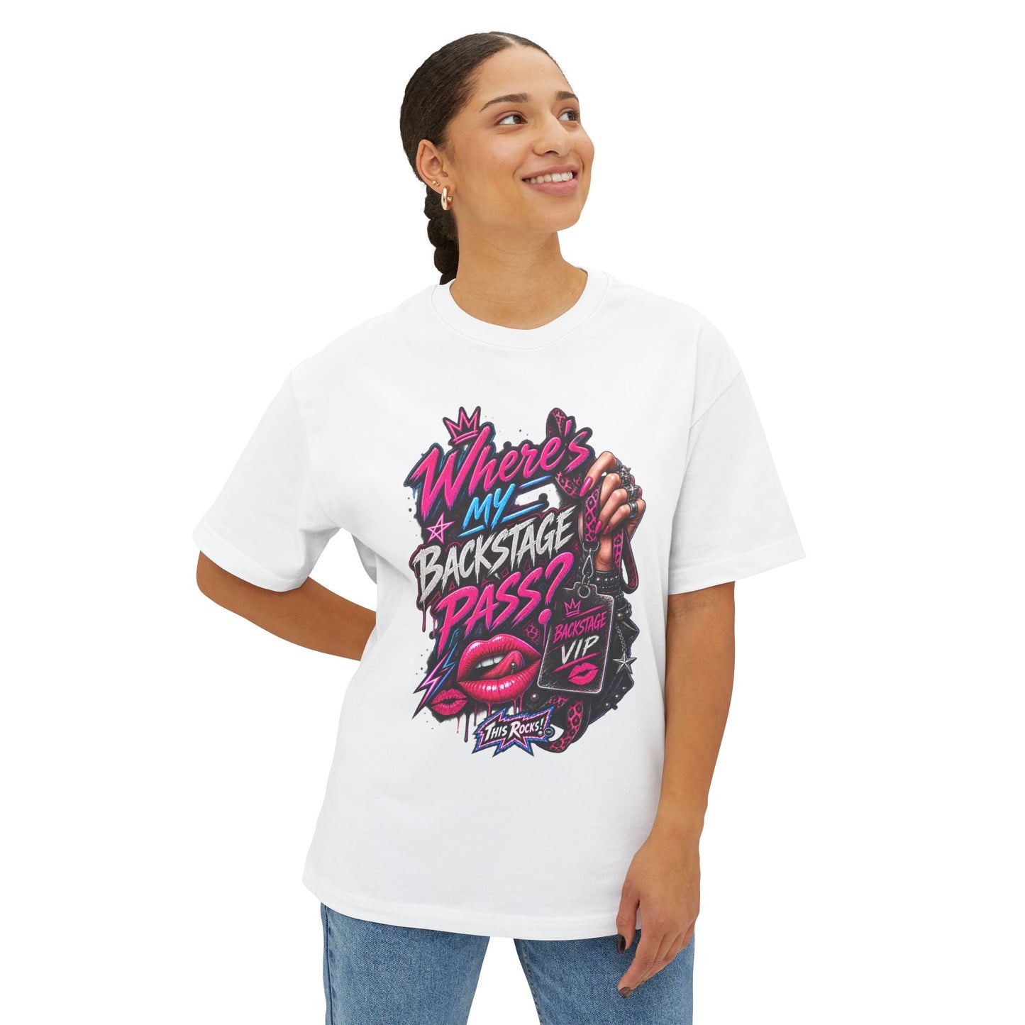 THIS ROCKS!™ "Where's My Backstage Pass?™" T-Shirt