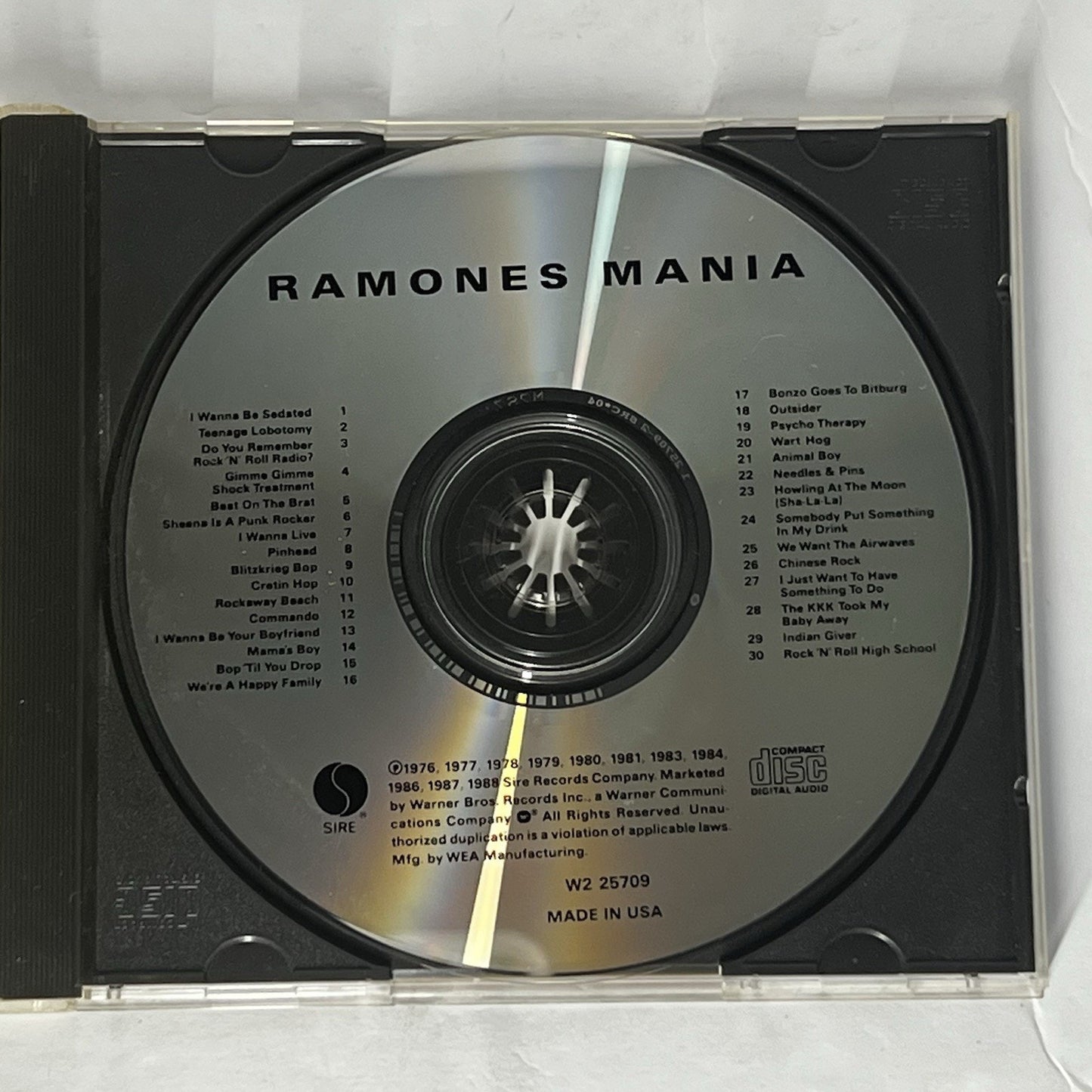 Ramones Mania by Ramones (CD, 1990)
