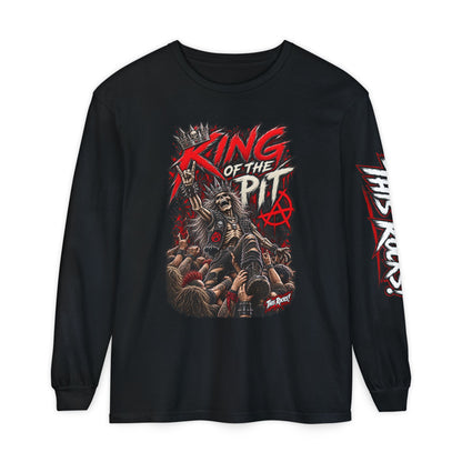 THIS ROCKS!™ "King Of The Pit"™ Long Sleeve Tee