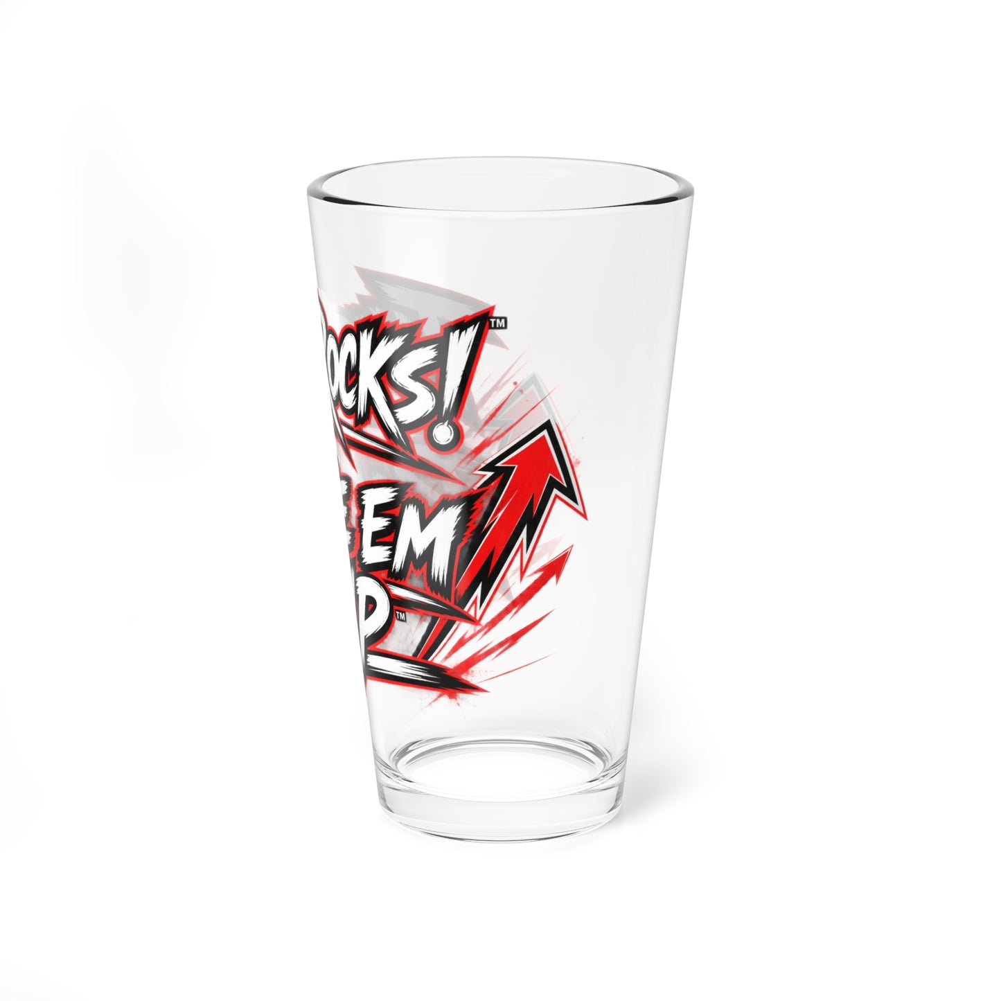 THIS ROCKS!™ "Raise Em Up"™ 16oz Cocktail Mixing Glass