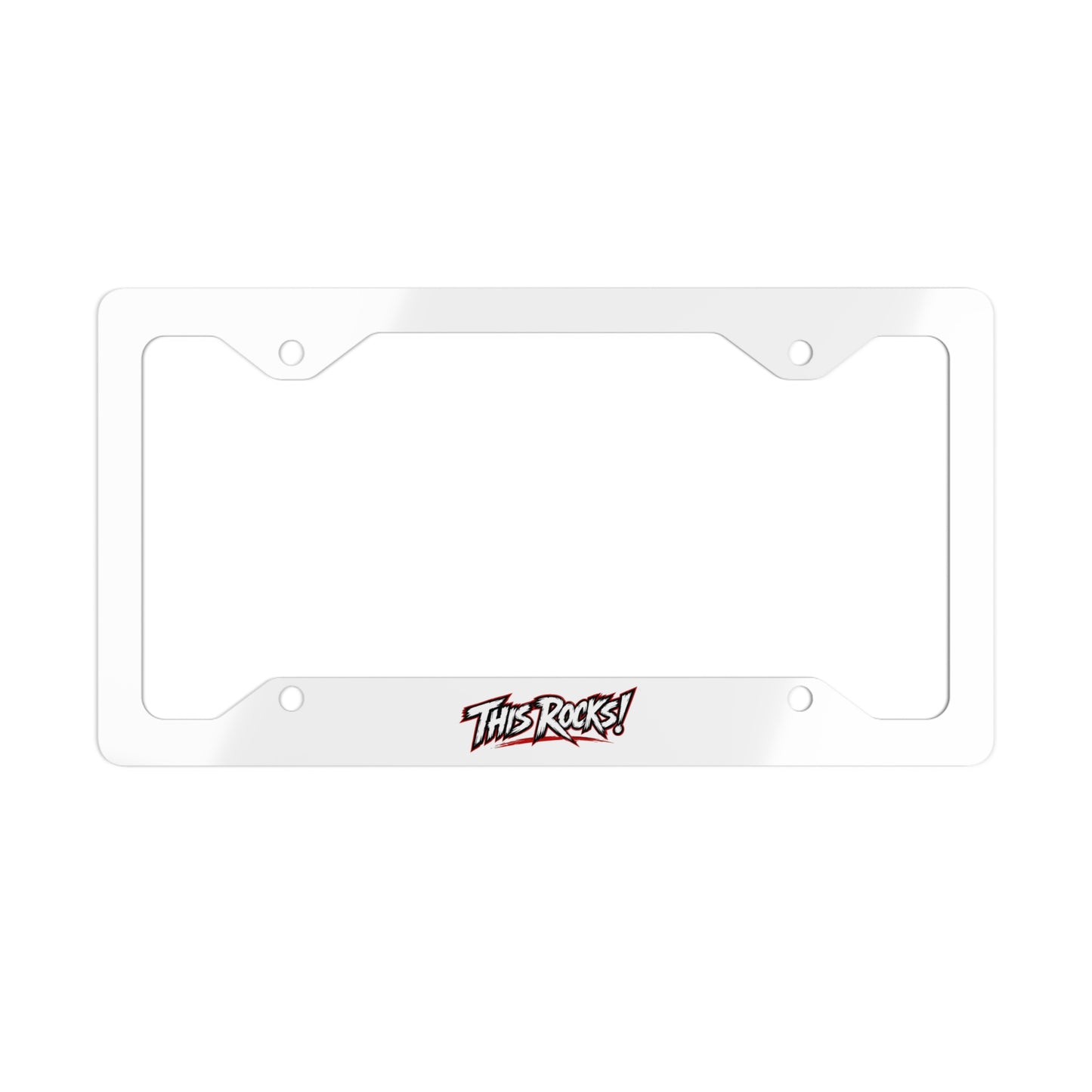 THIS ROCKS™ Metal License Plate Frame