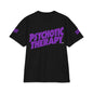 Official PSYCHOTIC THERAPY™ Graphic Tee — Bold Purple Logo Short Sleeve Shirt