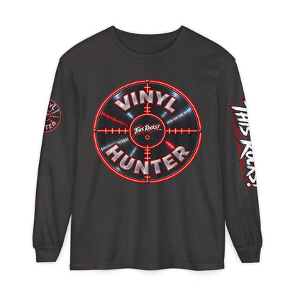THIS ROCKS!™ "Vinyl Hunter"™ Long Sleeve Tee