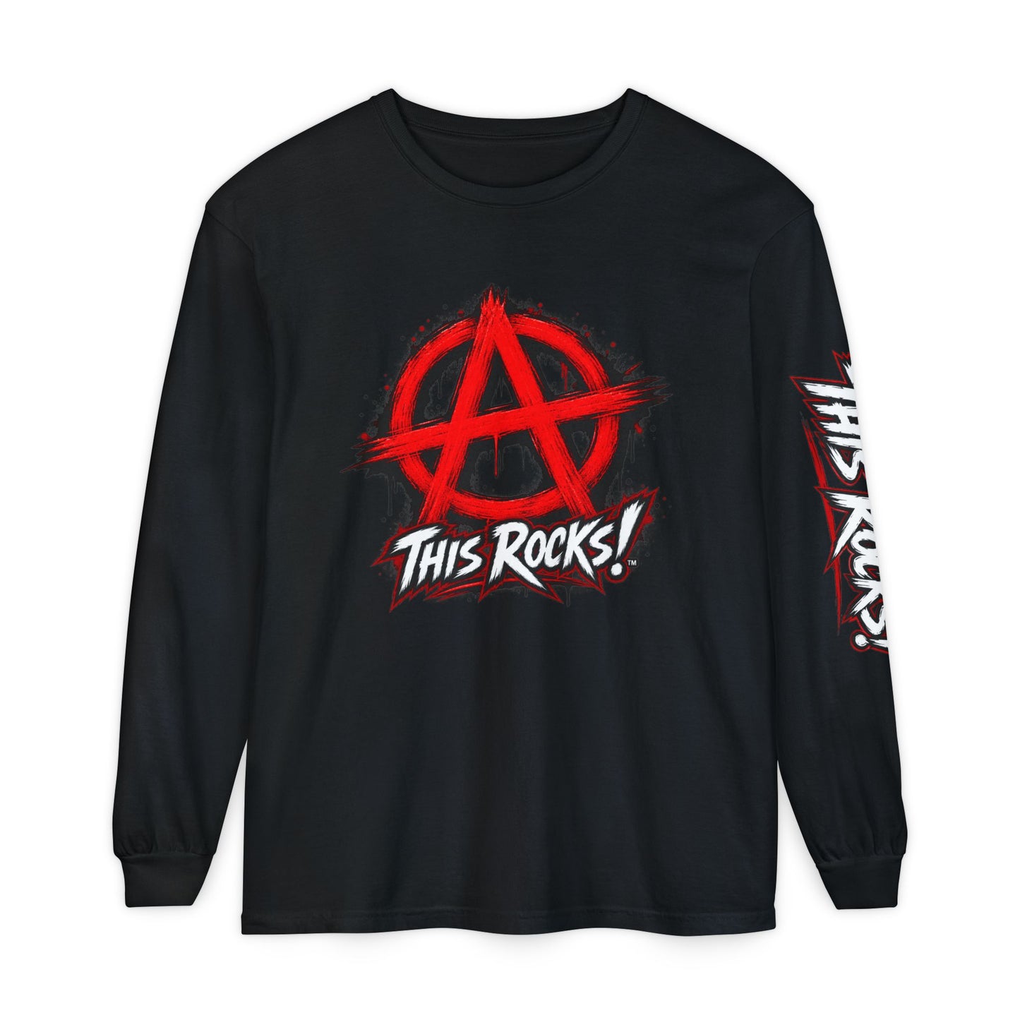 THIS ROCKS!™ "Anarchy Logo"™ Long Sleeve T-Shirt