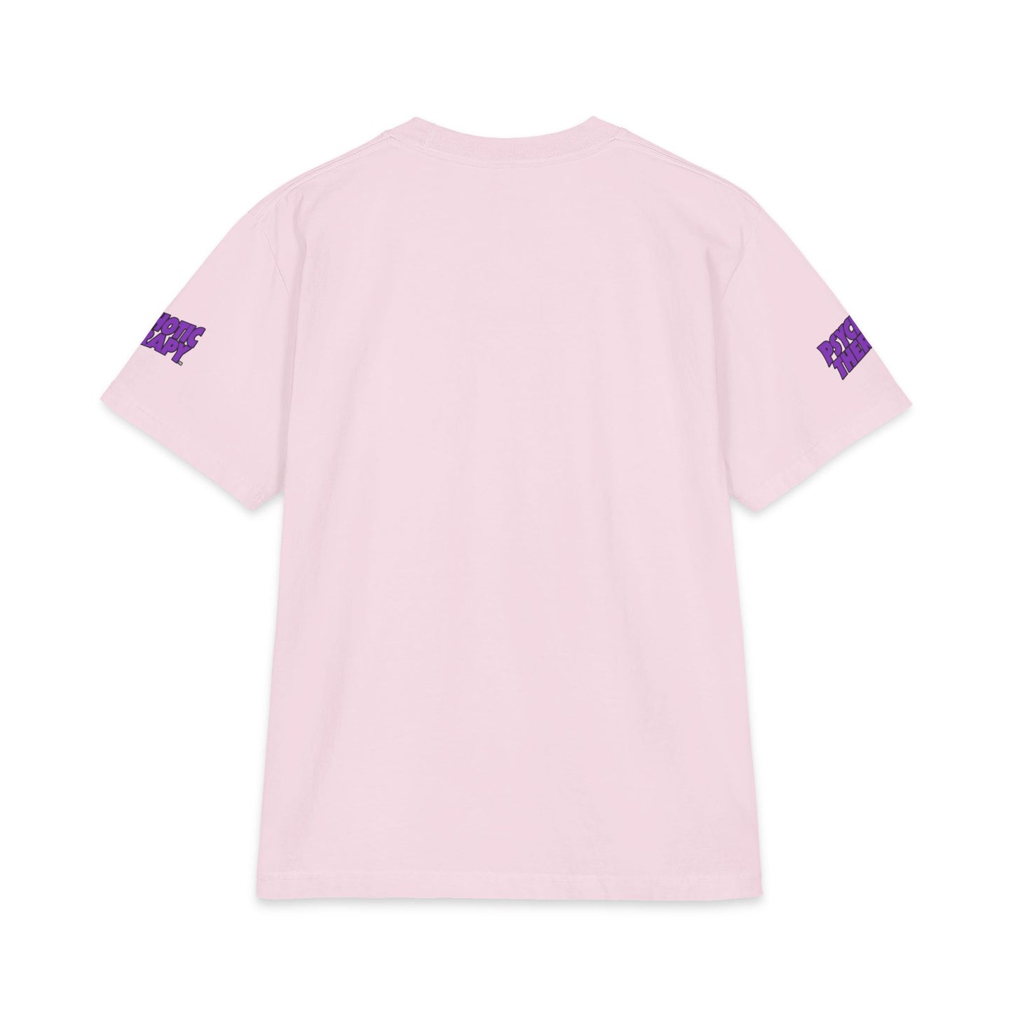 Official PSYCHOTIC THERAPY™ Graphic Tee — Bold Purple Logo Short Sleeve Shirt