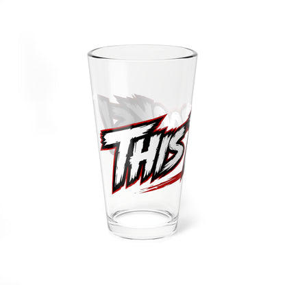 THIS ROCKS!™ 16oz Beer & Cocktail Pint Glass