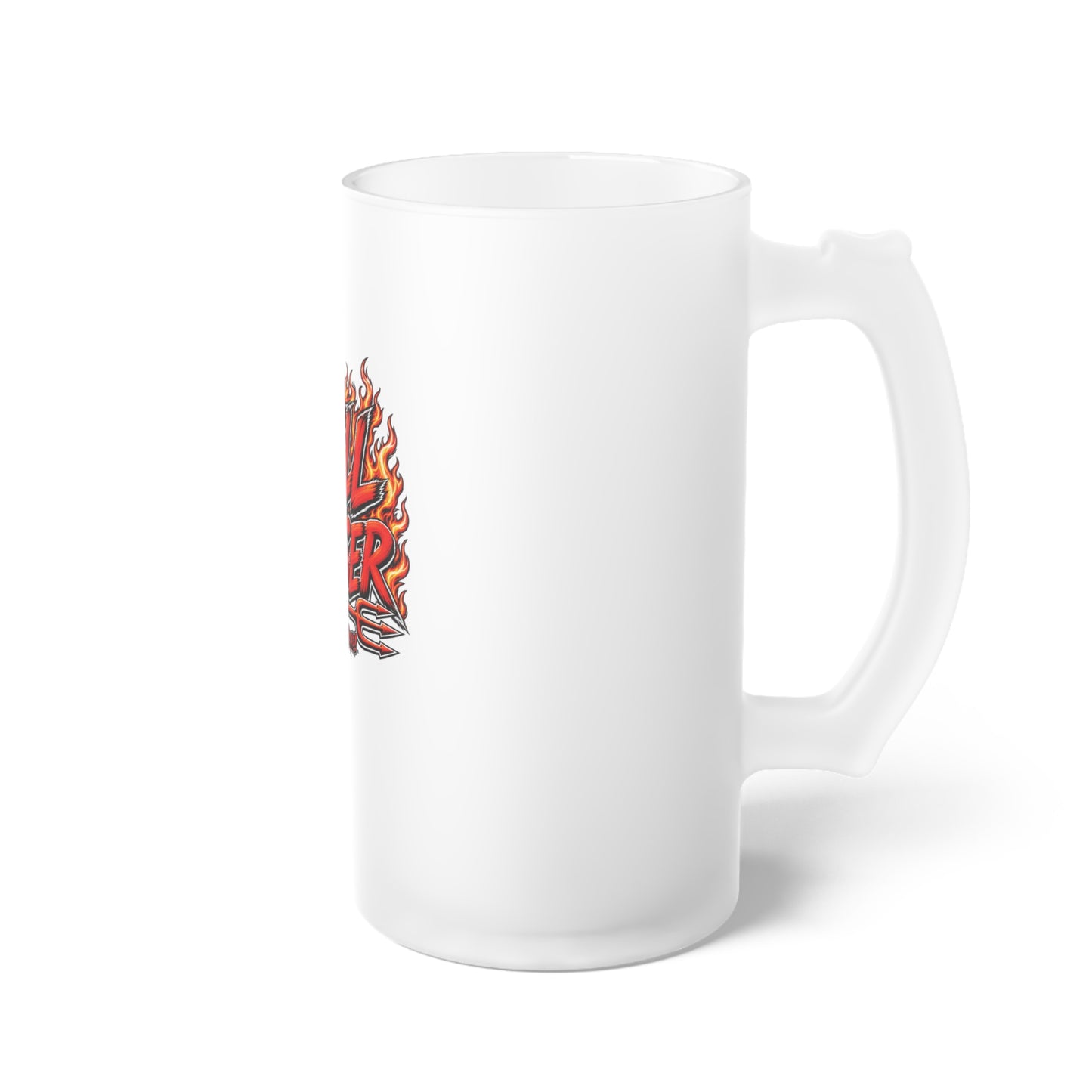 THIS ROCKS!™ "Hell Raiser"™ Frosted Glass Beer Mug