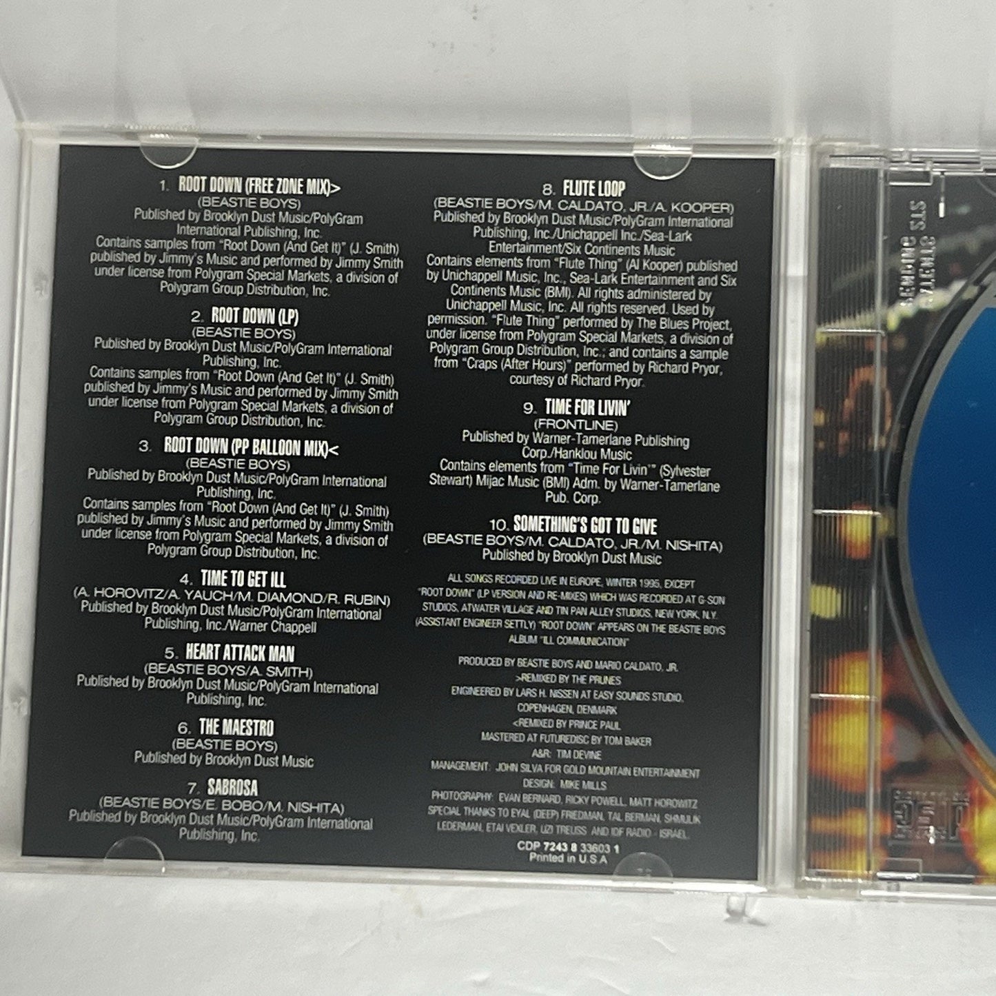 Root Down [EP] by Beastie Boys (CD, May-1995, EMI)