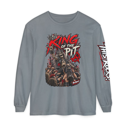 THIS ROCKS!™ "King Of The Pit"™ Long Sleeve Tee