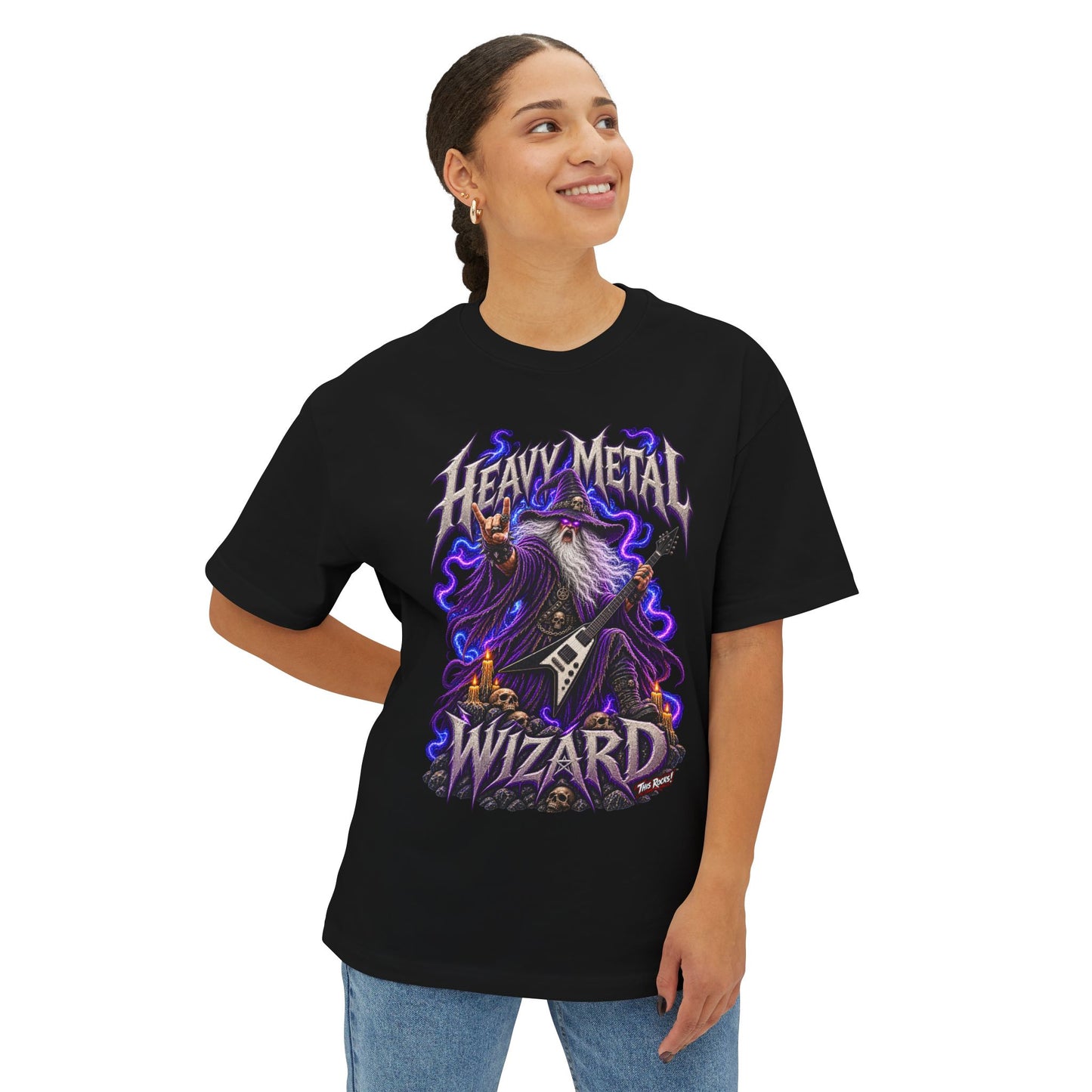 THIS ROCKS!™ "Heavy Metal Wizard™" T-Shirt