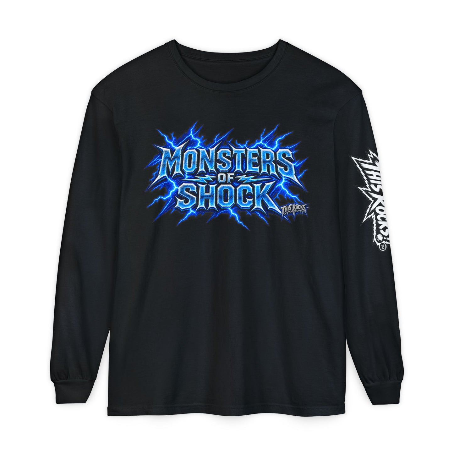 THIS ROCKS!™ "Monsters Of Shock™" Long Sleeve T‑Shirt