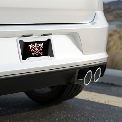 THIS ROCKS!™ "Crossbones"™ License Plate