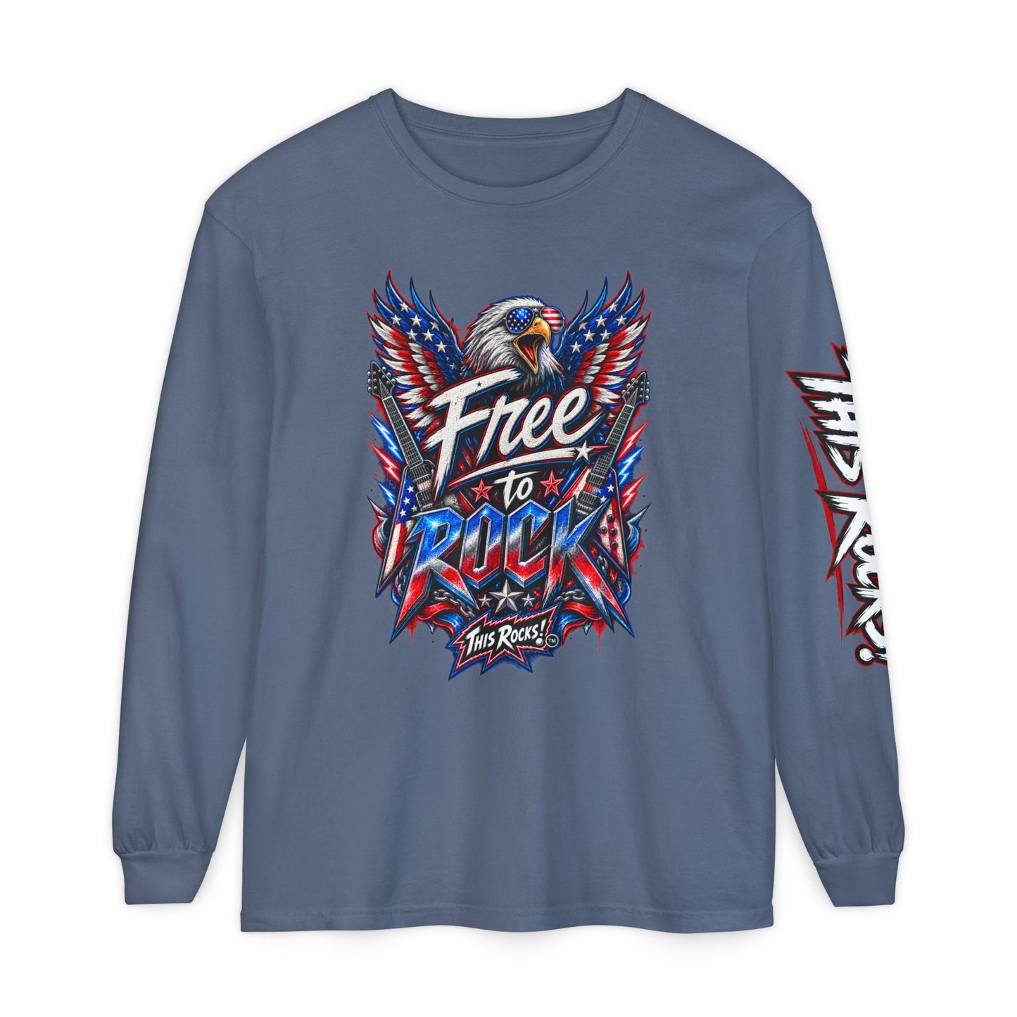 THIS ROCKS!™ "Free To Rock"™ Long Sleeve T-Shirt