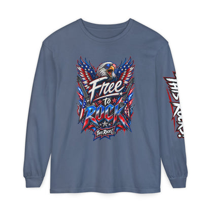 THIS ROCKS!™ "Free To Rock"™ Long Sleeve T-Shirt