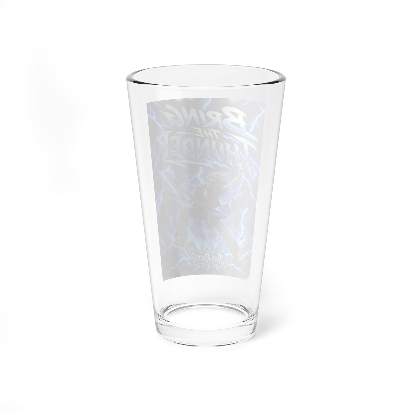 THIS ROCKS!™ "Bring The Thunder"™ 16oz Mixing Glass