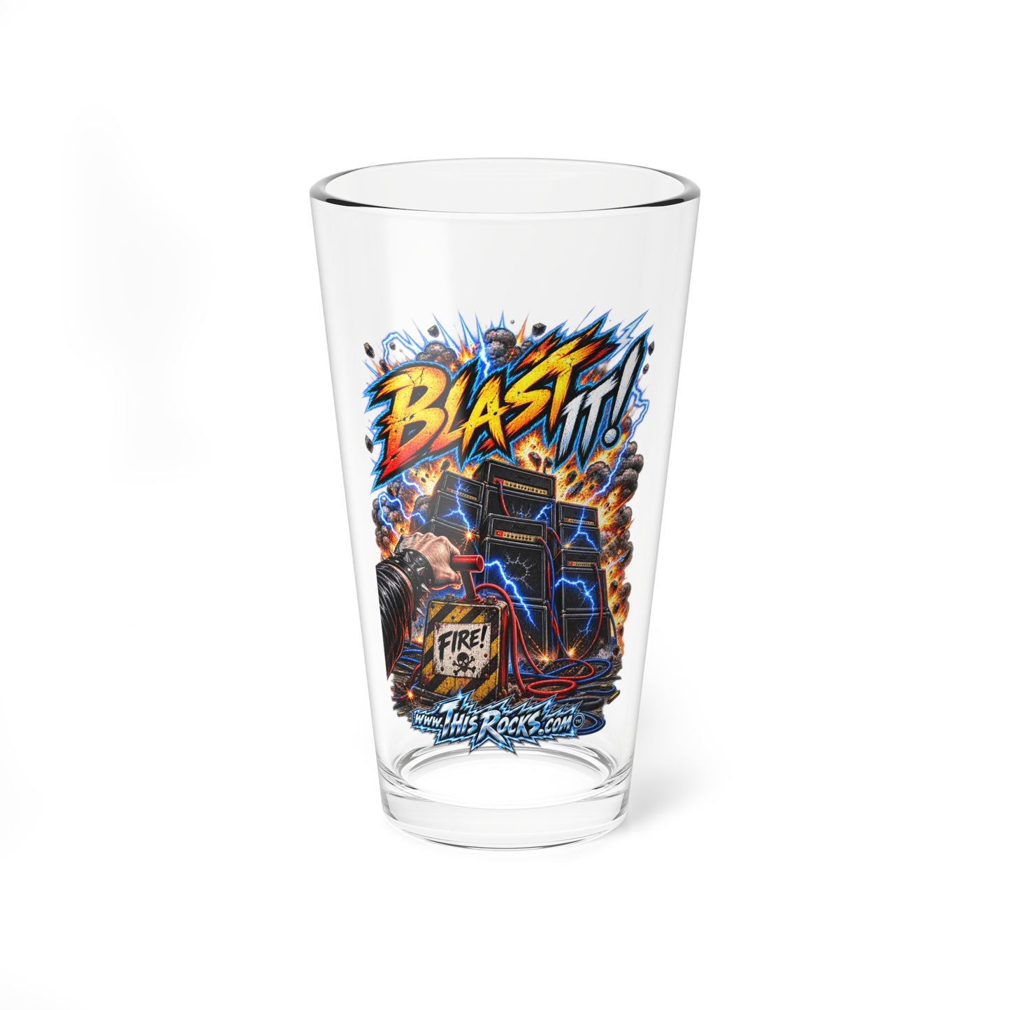THIS ROCKS!™ "Blast It"™ Mixer Glass