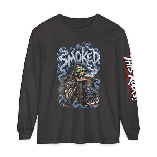 THIS ROCKS!™ "Smoked Skeleton™" Long Sleeve Tee