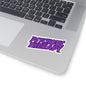 Official PSYCHOTIC THERAPY™ Purple Kiss-Cut Sticker — Bold Retro Band Laptop Decal