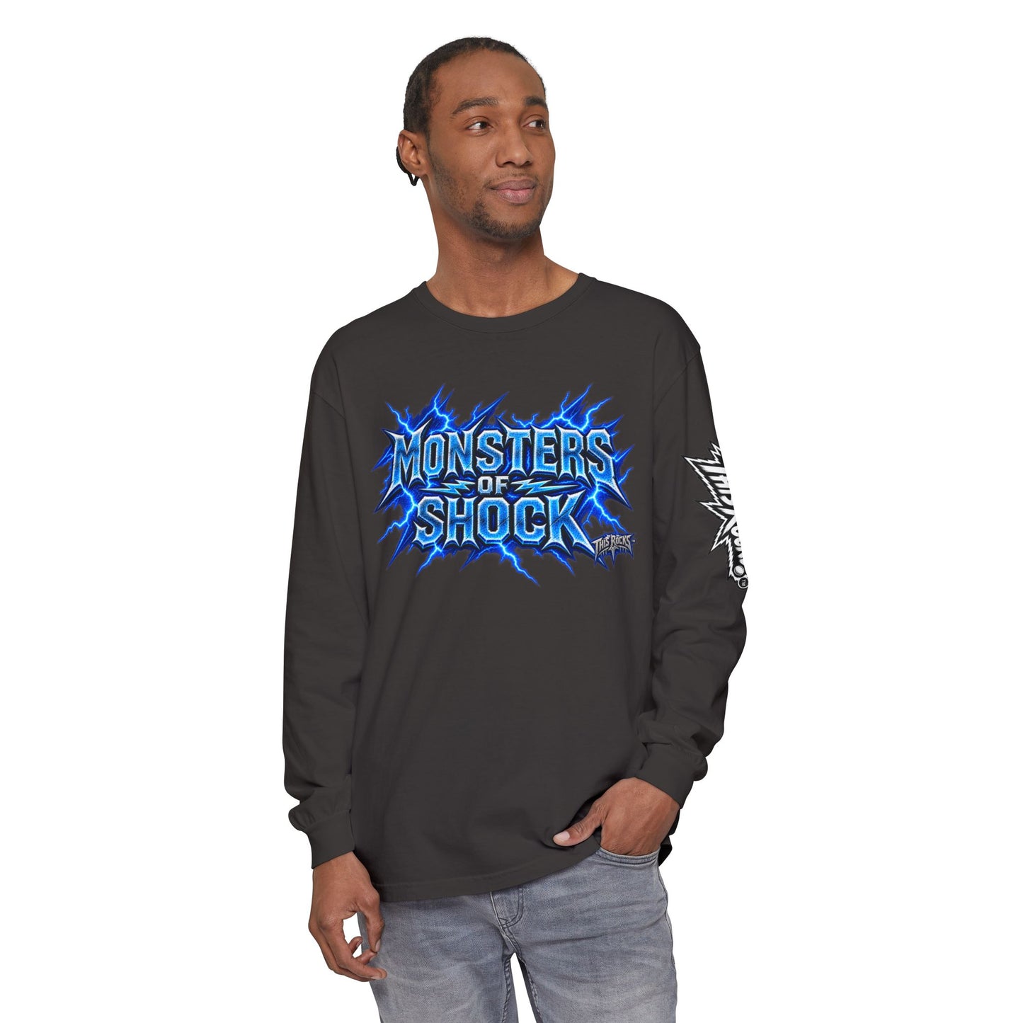 THIS ROCKS!™ "Monsters Of Shock™" Long Sleeve T‑Shirt