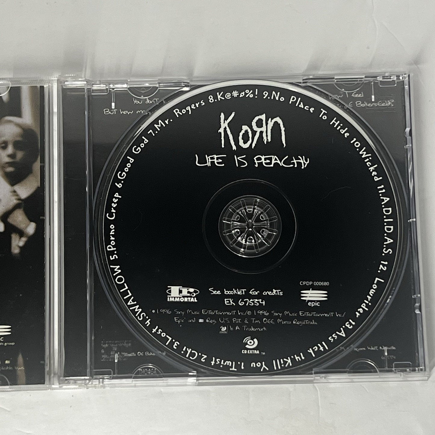 Life Is Peachy [PA] by Korn (CD, Oct-1996, Immortal)