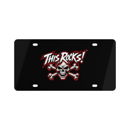 THIS ROCKS!™ "Crossbones"™ License Plate