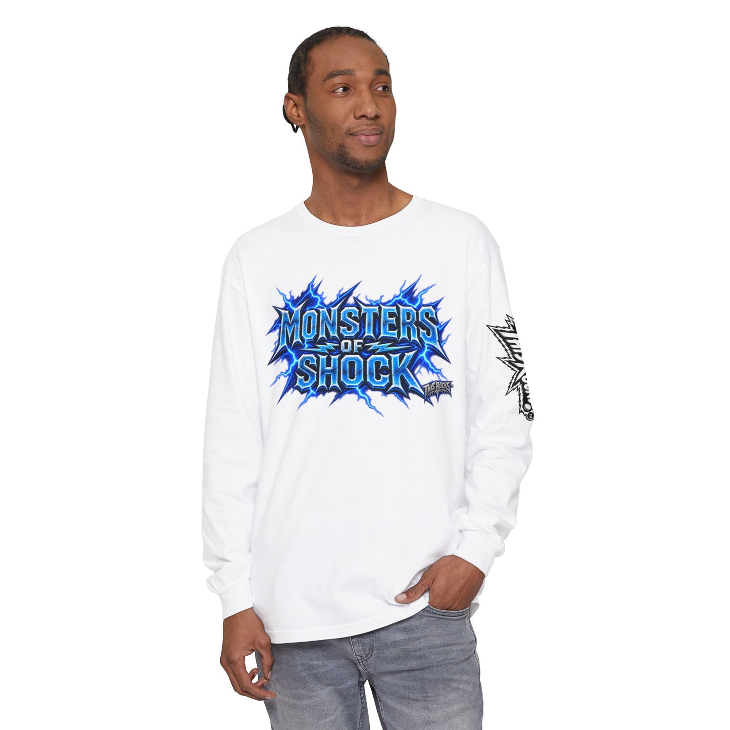 THIS ROCKS!™ "Monsters Of Shock™" Long Sleeve T‑Shirt