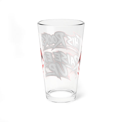 THIS ROCKS!™ "Raise Em Up"™ 16oz Cocktail Mixing Glass