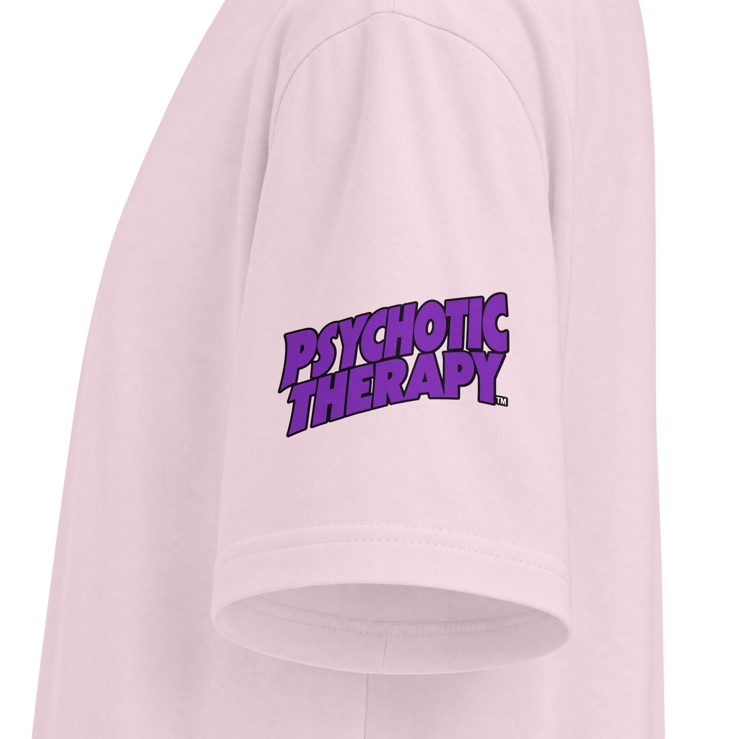 Official PSYCHOTIC THERAPY™ Graphic Tee — Bold Purple Logo Short Sleeve Shirt