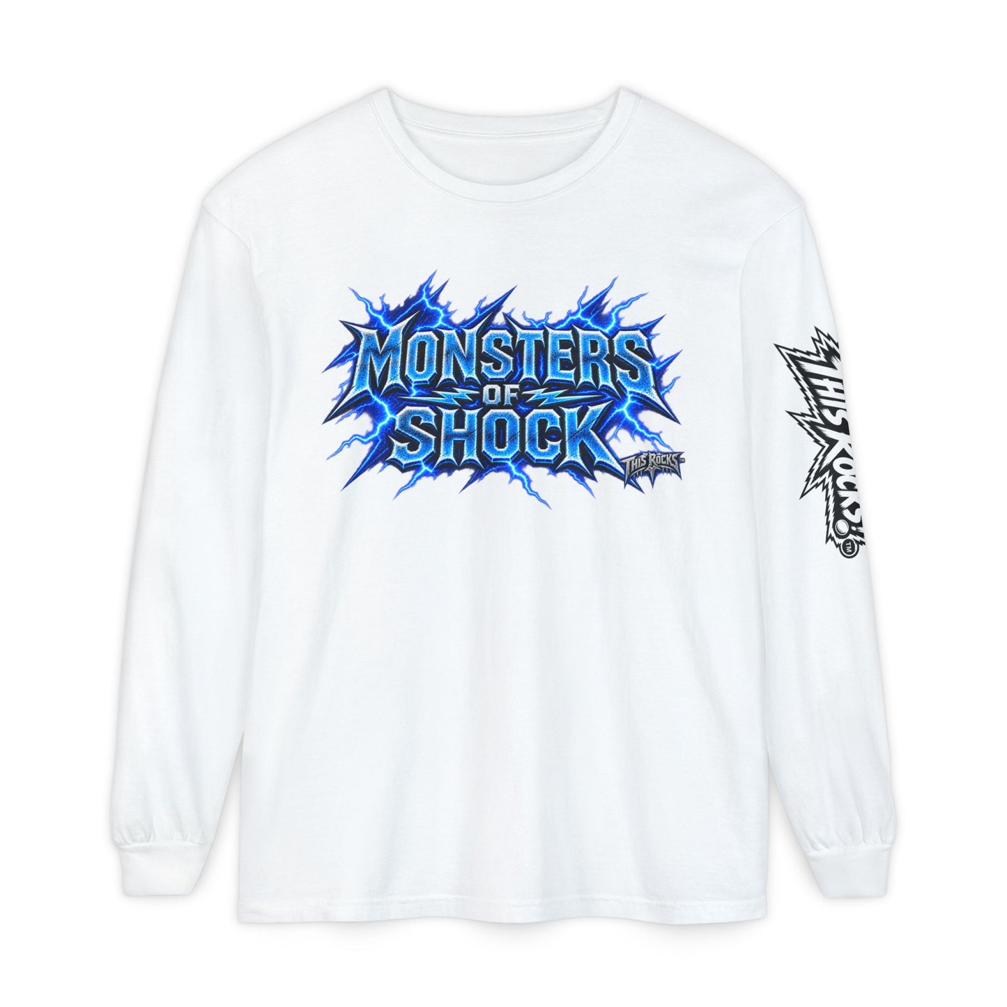 THIS ROCKS!™ "Monsters Of Shock™" Long Sleeve T‑Shirt
