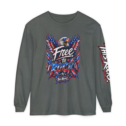 THIS ROCKS!™ "Free To Rock"™ Long Sleeve T-Shirt