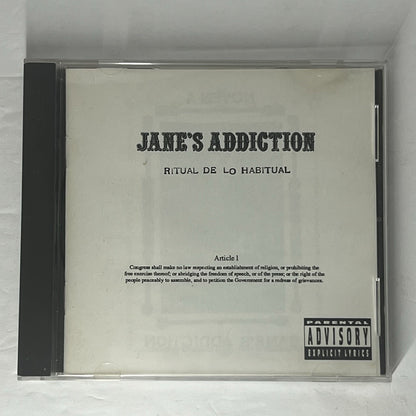 Jane's Addiction – Ritual De Lo Habitual CD Warner Bros Parental Advisory