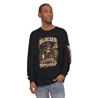 THIS ROCKS!™ "Bluesed, Boozed and Tattooed"™ Long Sleeve Tee