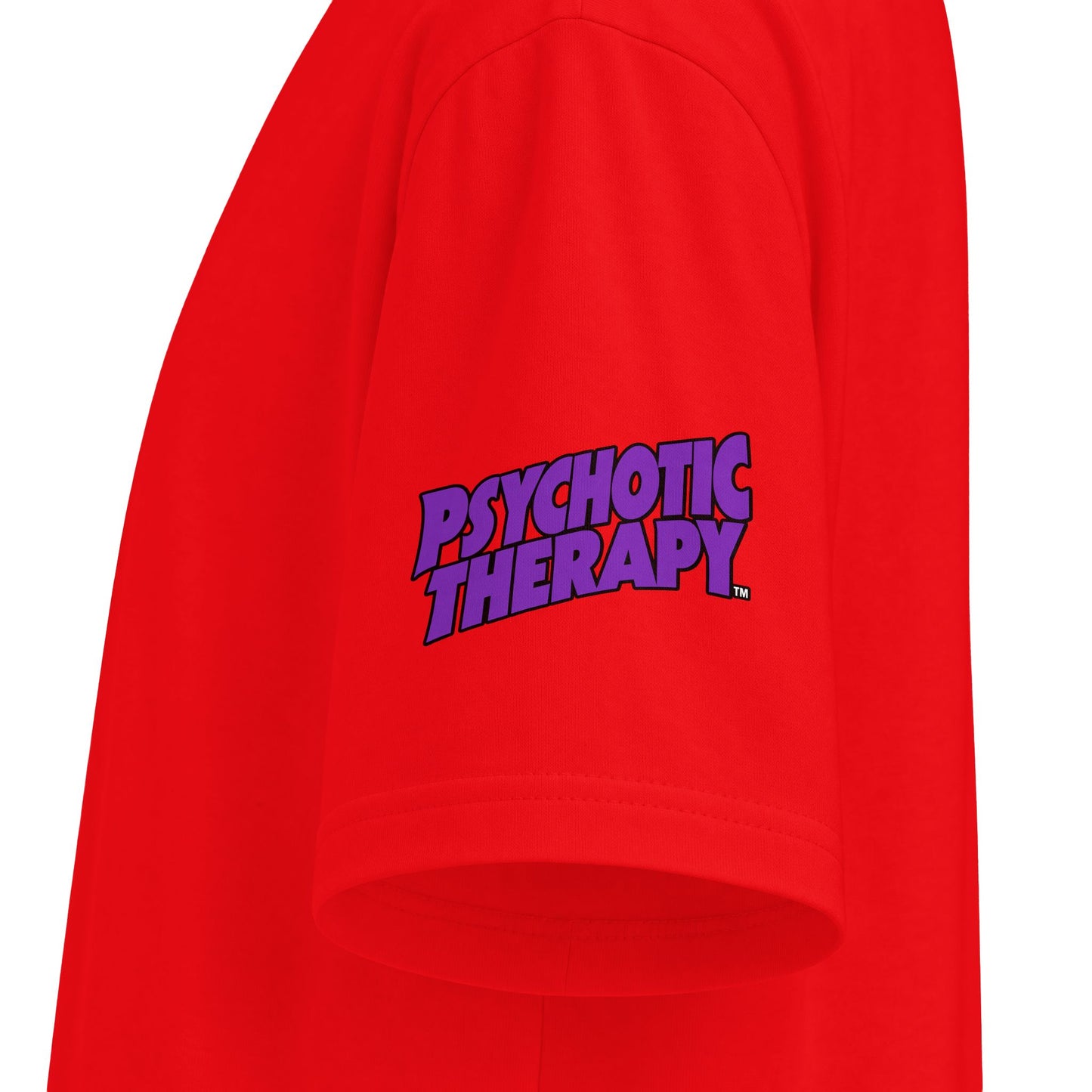 Official PSYCHOTIC THERAPY™ Graphic Tee — Bold Purple Logo Short Sleeve Shirt