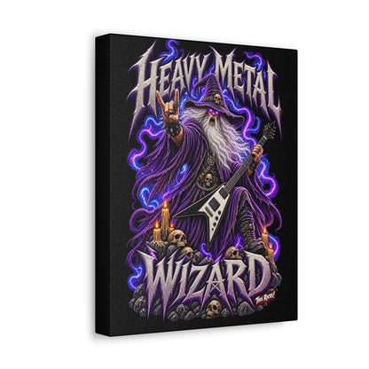 THIS ROCKS!™ "Heavy Metal Wizard™" Canvas Art — Rock Guitar Wizard Wall Decor