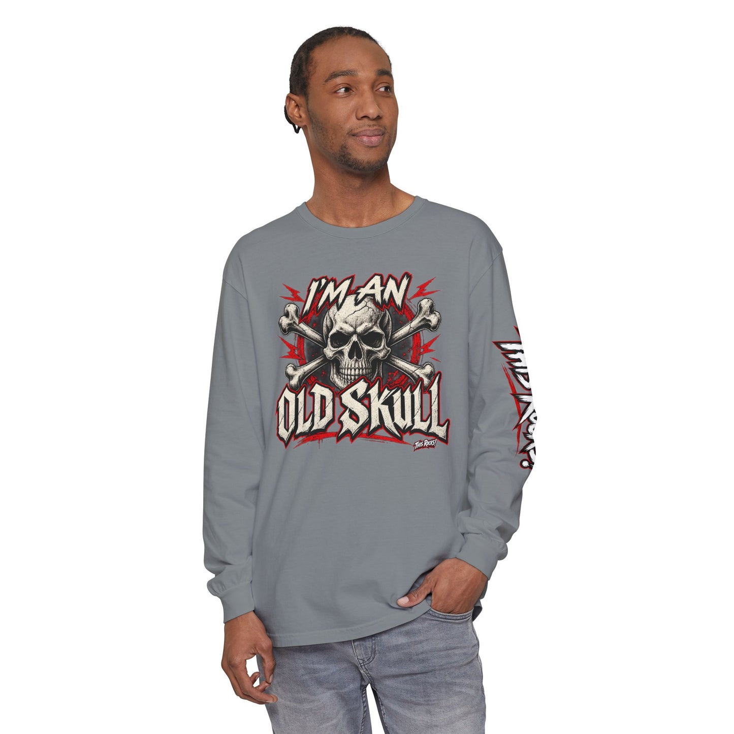 THIS ROCKS!™ "I'm An Old Skull"™ Long Sleeve Tee