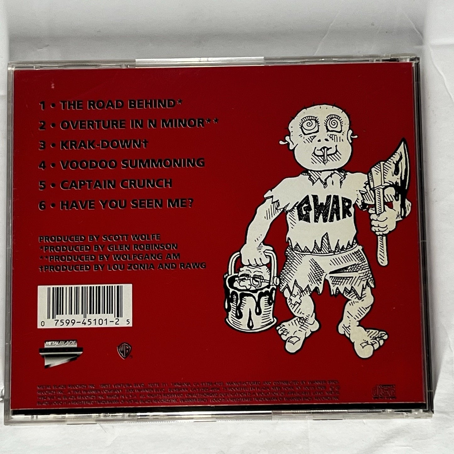 The Road Behind [EP] by GWAR (CD, Jul-1998, Metal Blade Records)