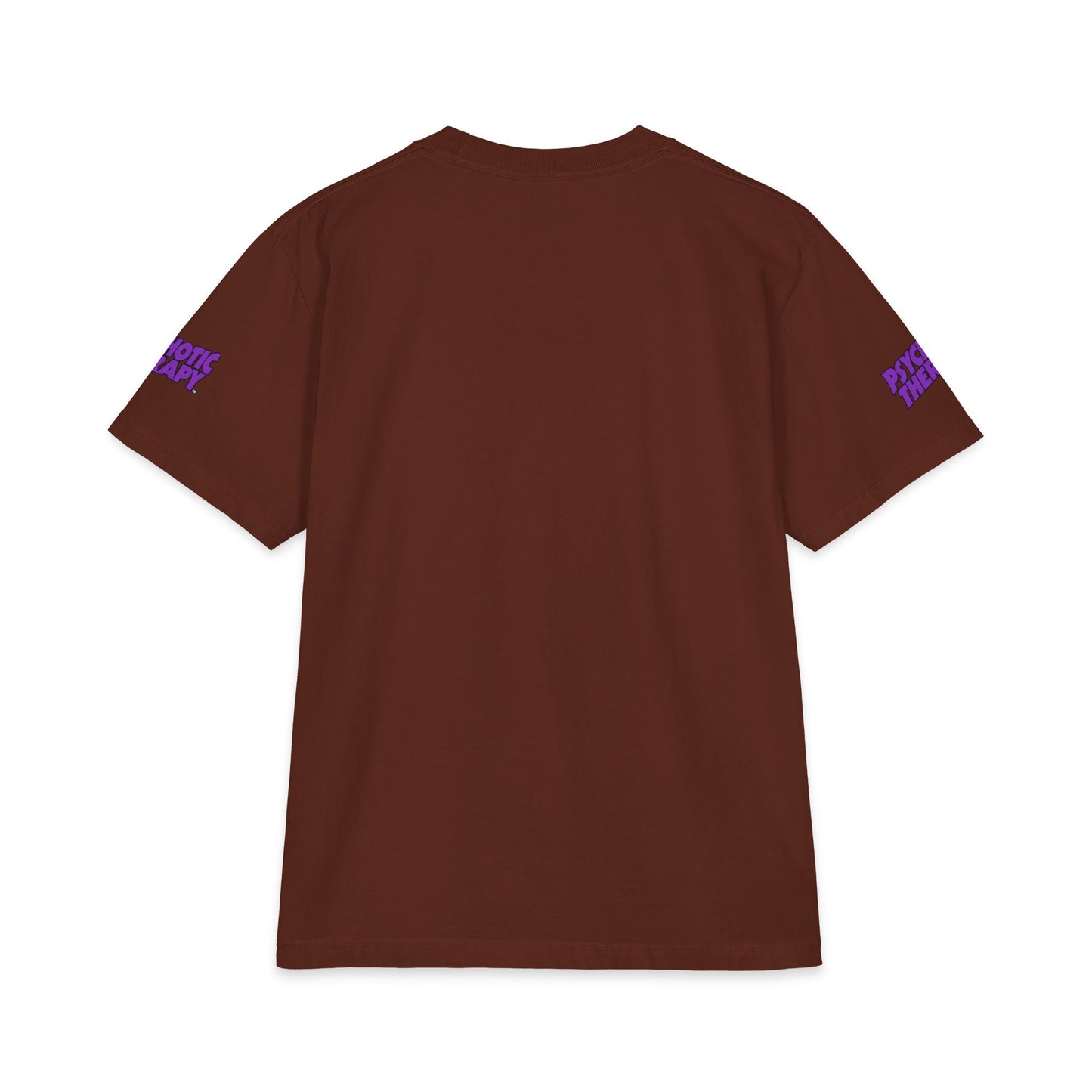 Official PSYCHOTIC THERAPY™ Graphic Tee — Bold Purple Logo Short Sleeve Shirt