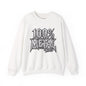 THIS ROCKS!™ "100% Metal"™ Crewneck Sweatshirt — Heavy Metal Band Graphic