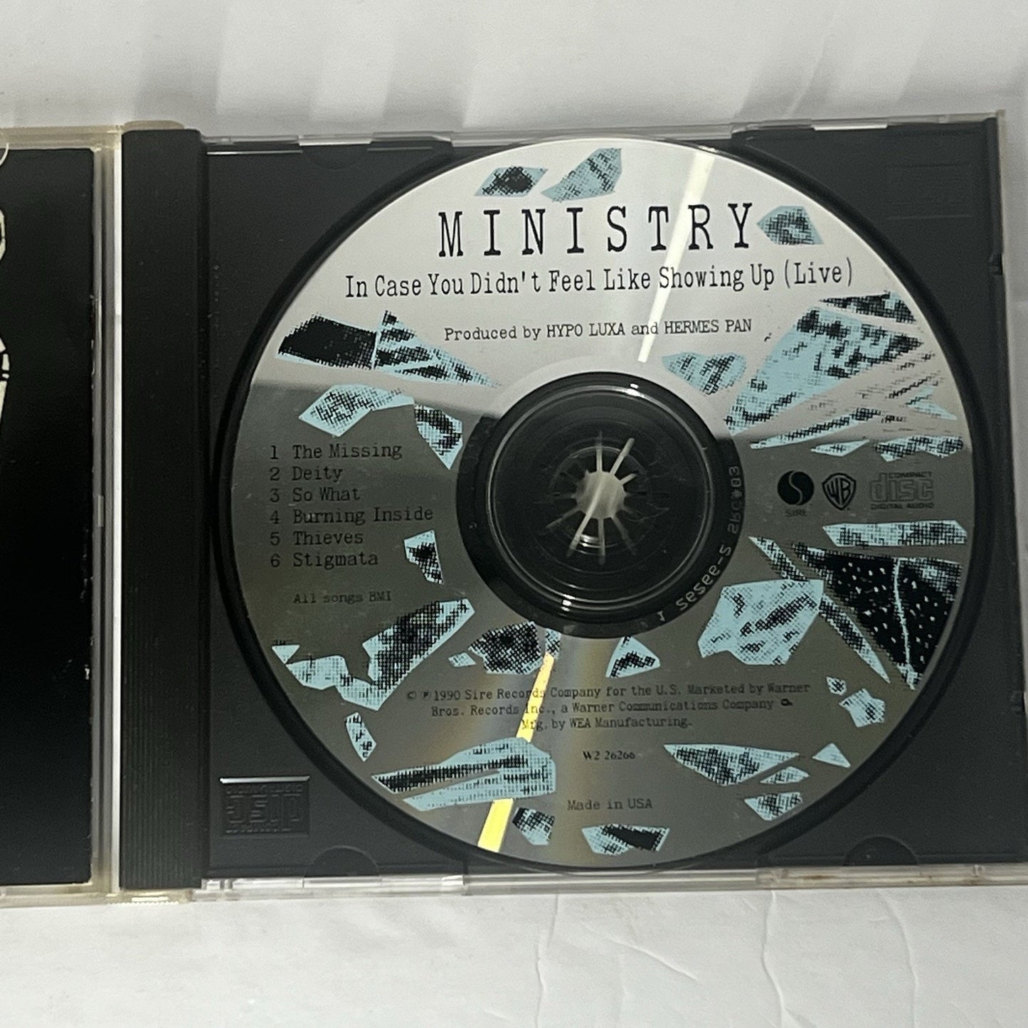 MINISTRY - IN CASE YOU DIDN'T FEEL LIKE SHOWING UP (LIVE) CD