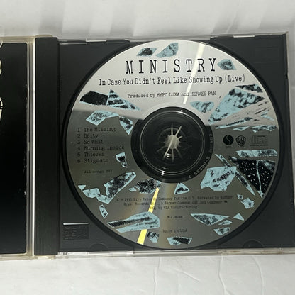 MINISTRY - IN CASE YOU DIDN'T FEEL LIKE SHOWING UP (LIVE) CD