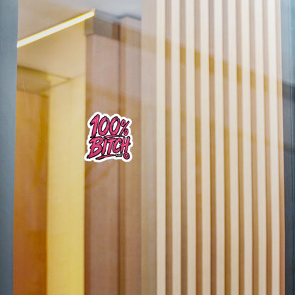 THIS ROCKS!™ "100% Bitch"™ Vinyl Decal
