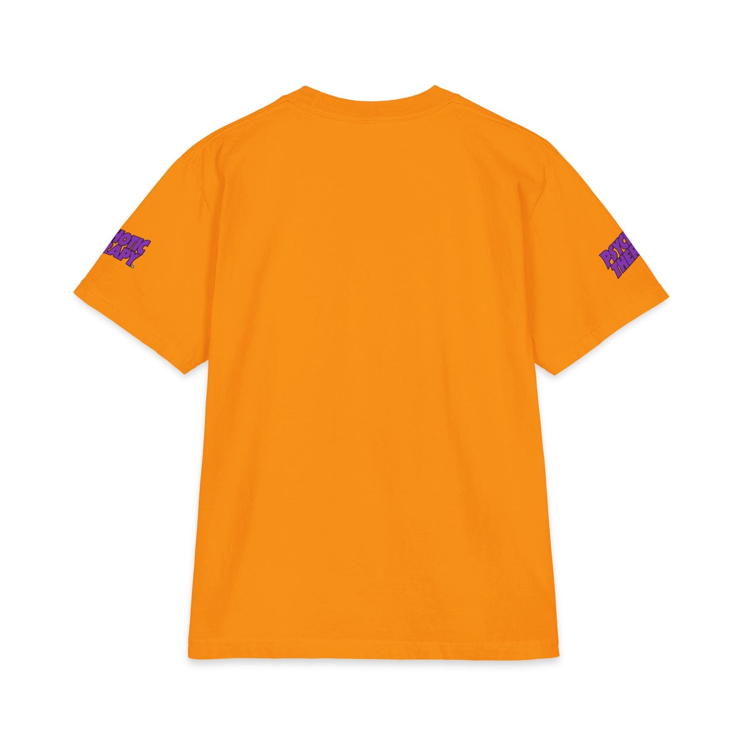 Official PSYCHOTIC THERAPY™ Graphic Tee — Bold Purple Logo Short Sleeve Shirt