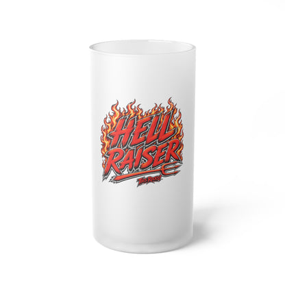 THIS ROCKS!™ "Hell Raiser"™ Frosted Glass Beer Mug