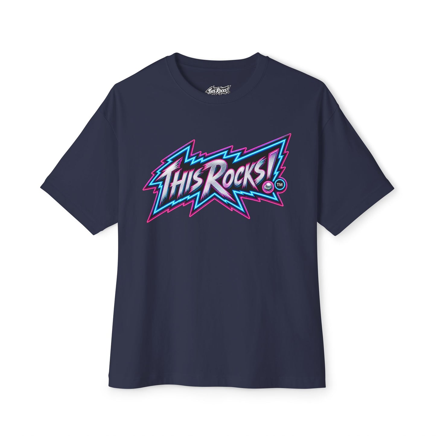 THIS ROCKS!™ "Neon Lightning Logo™" Graphic Tee