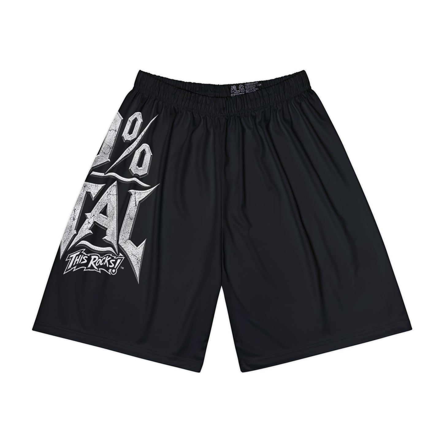 THIS ROCKS!™ "100% Metal"™ Men’s Athletic Shorts