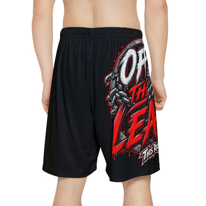 THIS ROCKS!™ "Off The Leash™" Men’s Athletic Aggressive Graphic Shorts
