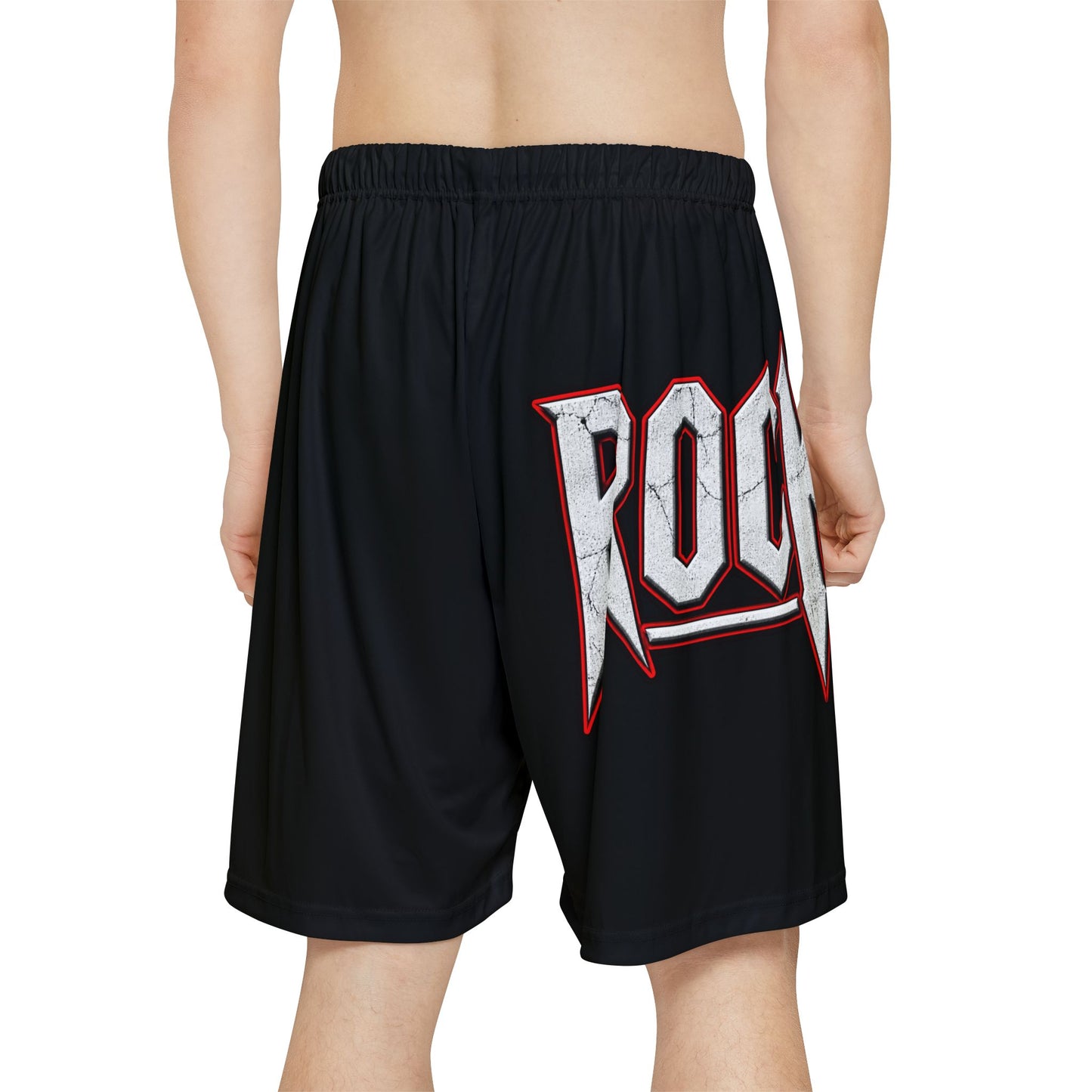 THIS ROCKS!™ "Rocker™"  Men’s Athletic Shorts — Bold 'ROCKER/ROCK' Graphic